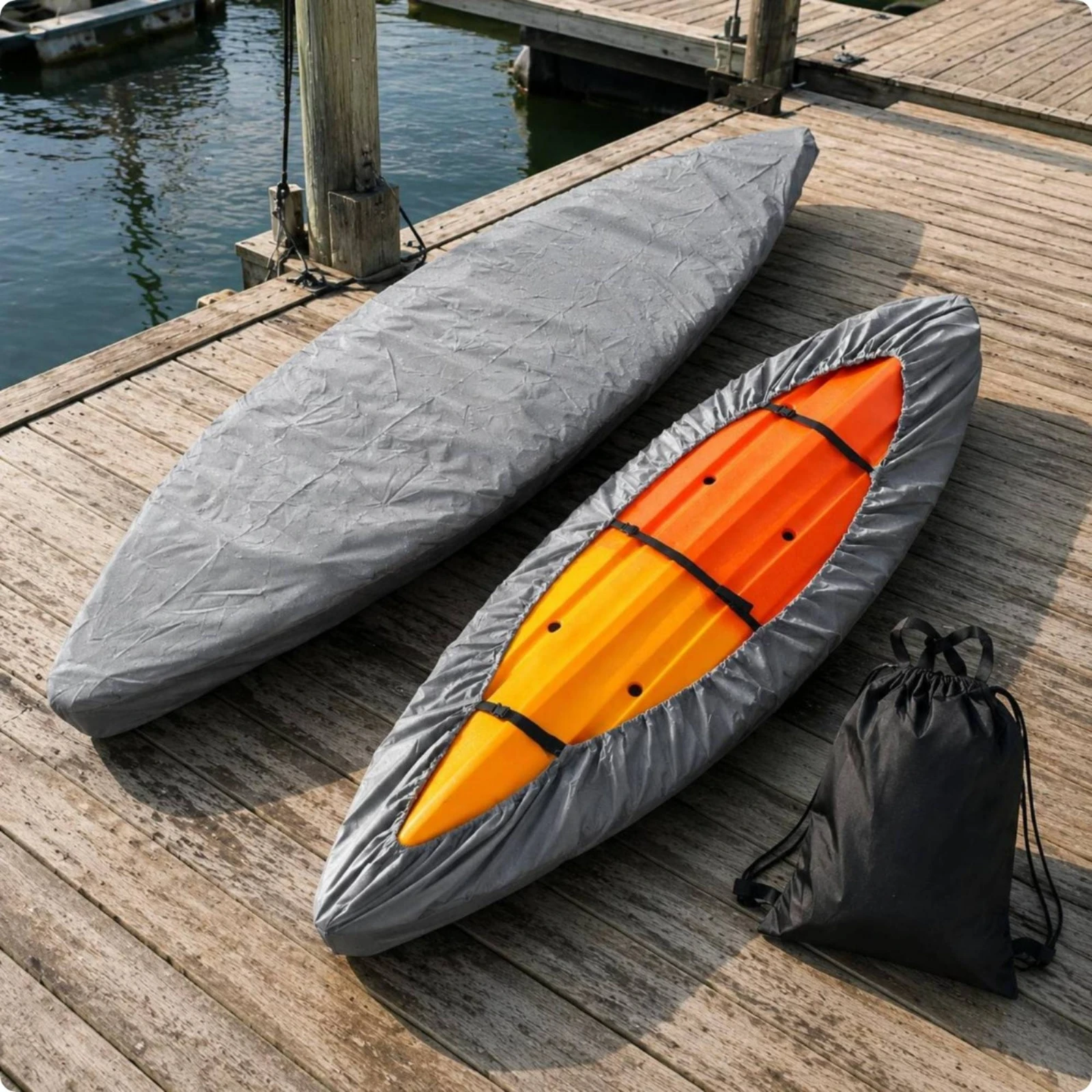 Kayak Cover Drawstring Storage Bag Safeguarding Kayak Cover Weather-Resistant Buckles
Kayak Cover Drawstring Storage Bag Safeguarding Kayak Cover Weather-Resistant Buckles