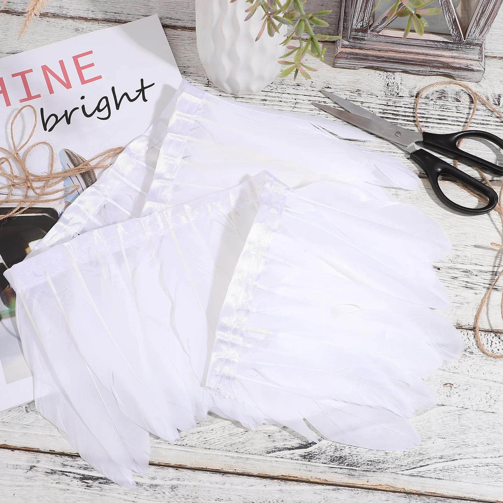 Natural Plume Fringe Trim For Diy Dress Accessories Sewing Craft Wedding Decor Plume Trim Dress Decoration Handicraft
Natural Plume Fringe Trim For Diy Dress Accessories Sewing Craft Wedding Decor Plume Trim Dress Decoration Handicraft