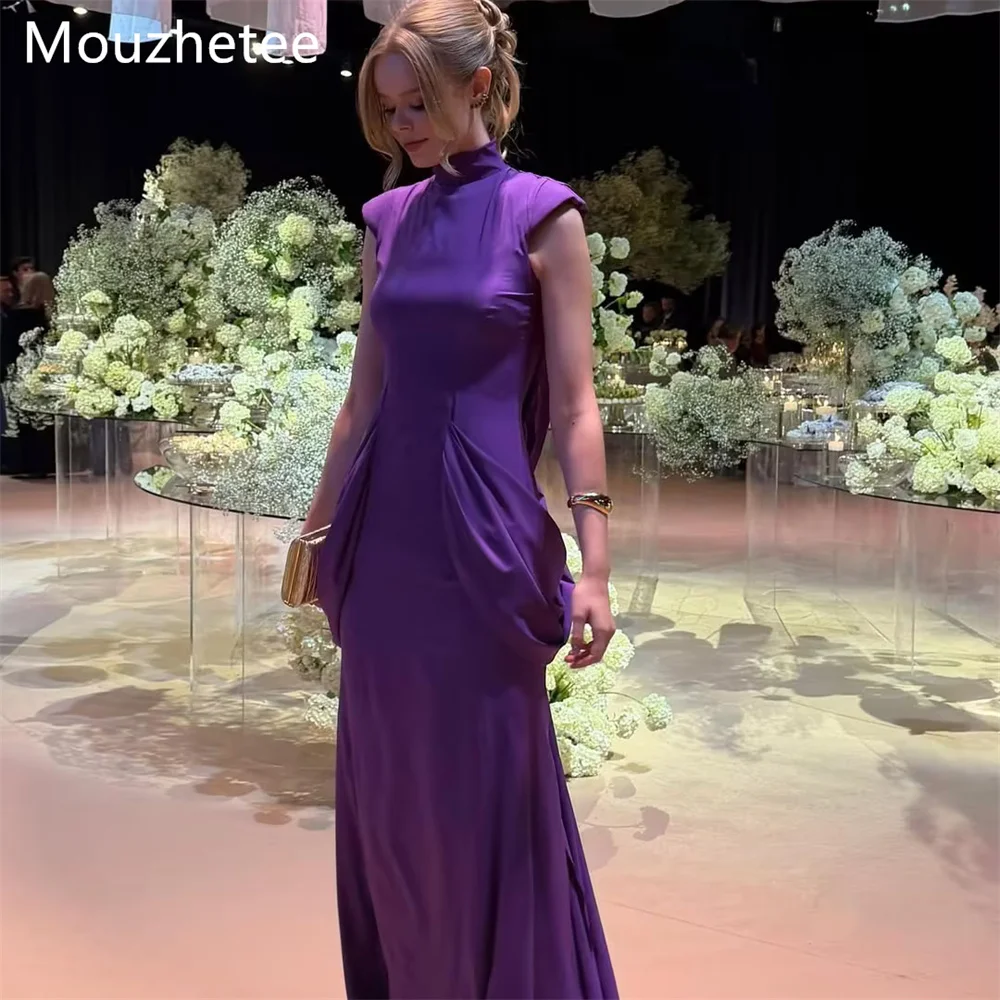 Mouzhetee Elegant Mermaid Backless Pleat Evening Dresses Formal Party Gowns for Women Simple Prom Gown Customized 2026
Mouzhetee Elegant Mermaid Backless Pleat Evening Dresses Formal Party Gowns for Women Simple Prom Gown Customized 2026