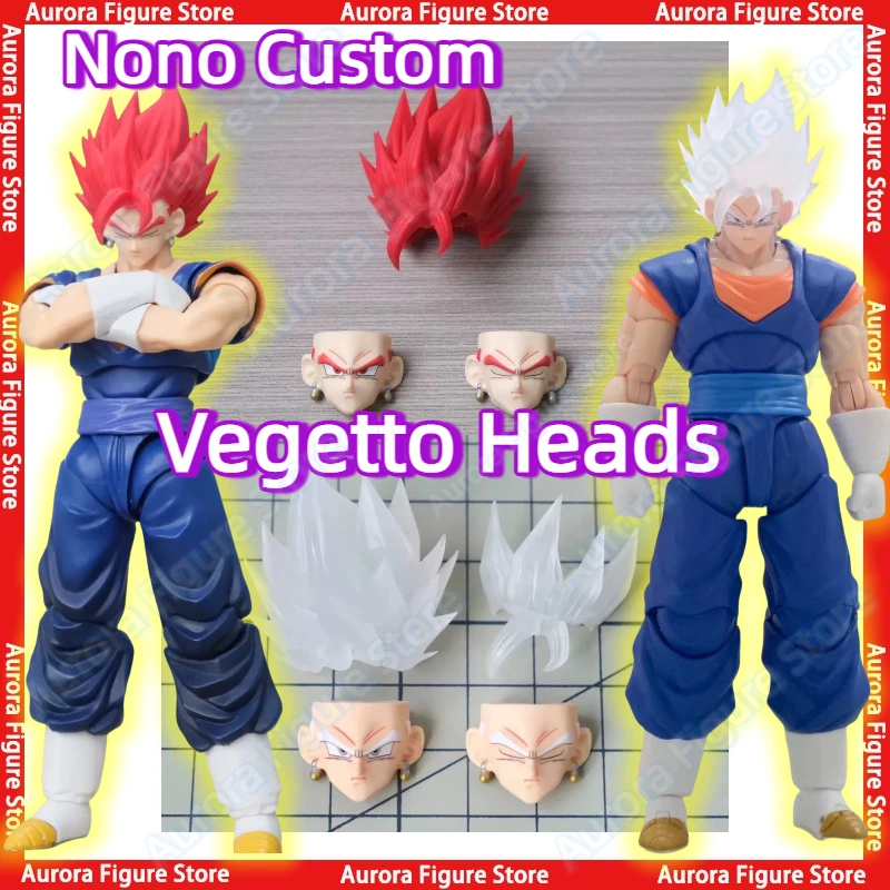 Nono Custom Dragon Ball Z SHF Super Saiyan God SSG Ultra Instinct Vegetto Heads Accessories Headsculpt Anime Action Figures Toys
Nono Custom Dragon Ball Z SHF Super Saiyan God SSG Ultra Instinct Vegetto Heads Accessories Headsculpt Anime Action Figures Toys