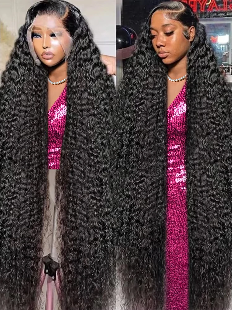 30 40 Inches Deep Wave Lace Frontal Wig Glueless Wig Human Hair Brazilian 13x4 13x6 Water Curly HD Lace Front Wigs PrePlucked
30 40 Inches Deep Wave Lace Frontal Wig Glueless Wig Human Hair Brazilian 13x4 13x6 Water Curly HD Lace Front Wigs PrePlucked
