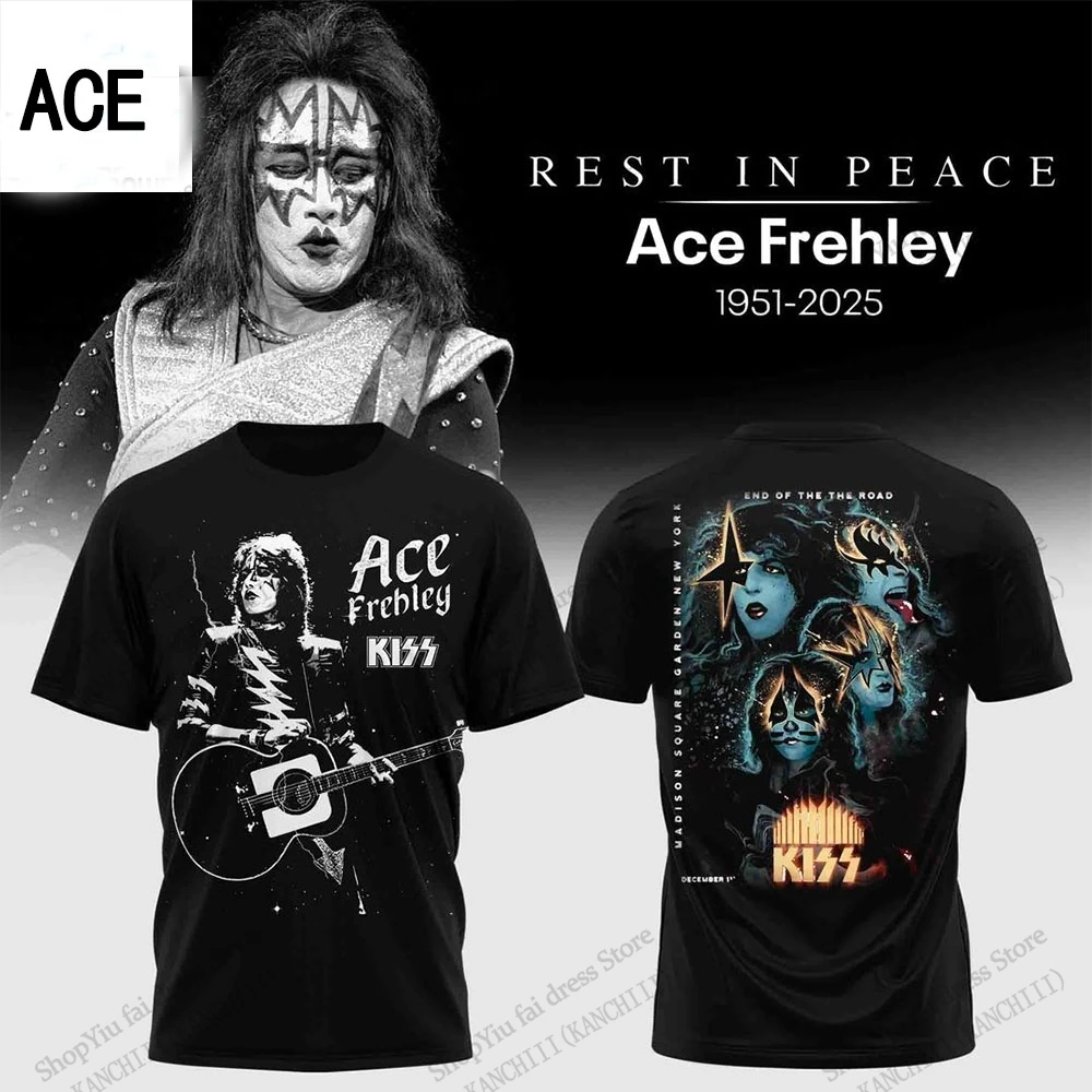 Новая рок-группа Kiss X Ace Frehley Tour Футболка с 3D принтом Мужчины Женщины Мода Хип-хоп Негабаритные топы с короткими рукавами Футболки Детская одежда
Новая рок-группа Kiss X Ace Frehley Tour Футболка с 3D принтом Мужчины Женщины Мода Хип-хоп Негабаритные топы с короткими рукавами Футболки Детская одежда