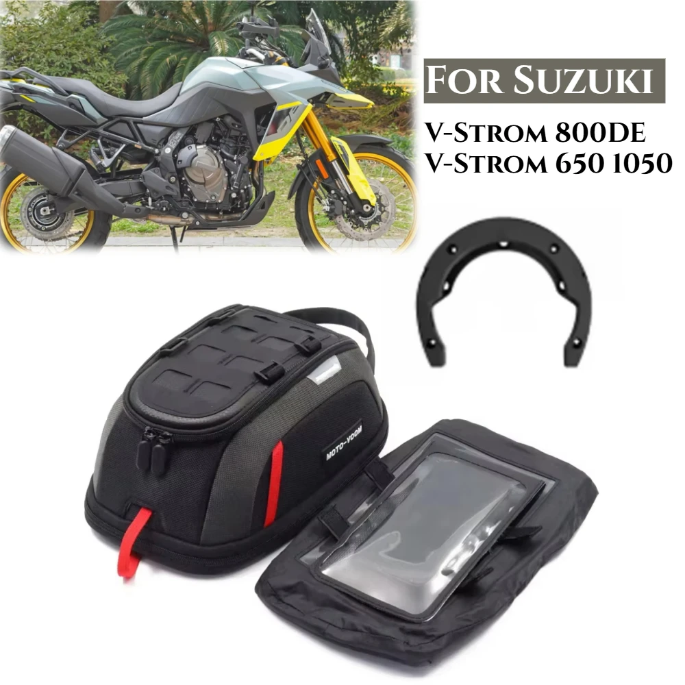 For Suzuki V-Strom 800DE V-Strom 650 1050 Magnetic Motorcycle Tank Bag Quick Release Portable Tool Bag Waterproof Tank Package
For Suzuki V-Strom 800DE V-Strom 650 1050 Magnetic Motorcycle Tank Bag Quick Release Portable Tool Bag Waterproof Tank Package