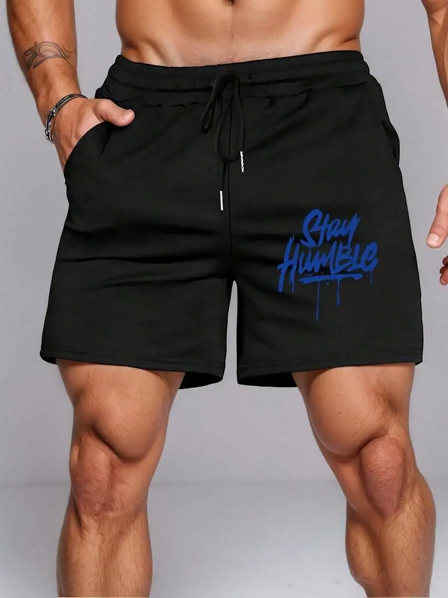 Mens Black Printed Leisure Shorts With Drawstring Waist
Mens Black Printed Leisure Shorts With Drawstring Waist