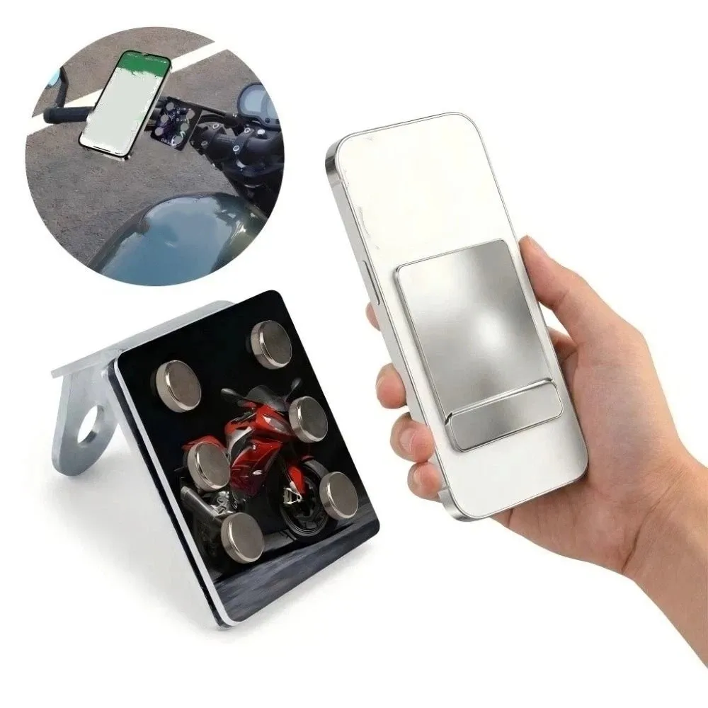 Sturdy Metal Motorcycle Phone Holder Anti-shock Structure Easy Mount Magnetic Phone Holder Strong Magnetic Reliable Holding
Sturdy Metal Motorcycle Phone Holder Anti-shock Structure Easy Mount Magnetic Phone Holder Strong Magnetic Reliable Holding