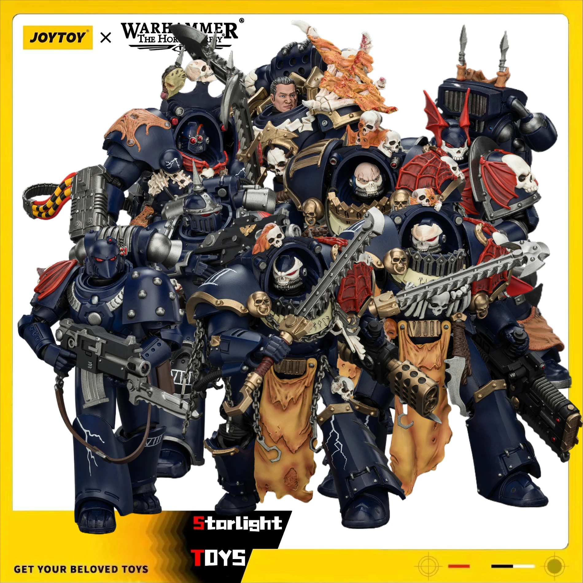 【Pre-sale】JOYTOY Warhammer 40K Night Lords Sevatar Legion Praetor Terminator Armour MKVI Tactical MKIII Tactical Dissident 1 2
【Pre-sale】JOYTOY Warhammer 40K Night Lords Sevatar Legion Praetor Terminator Armour MKVI Tactical MKIII Tactical Dissident 1 2