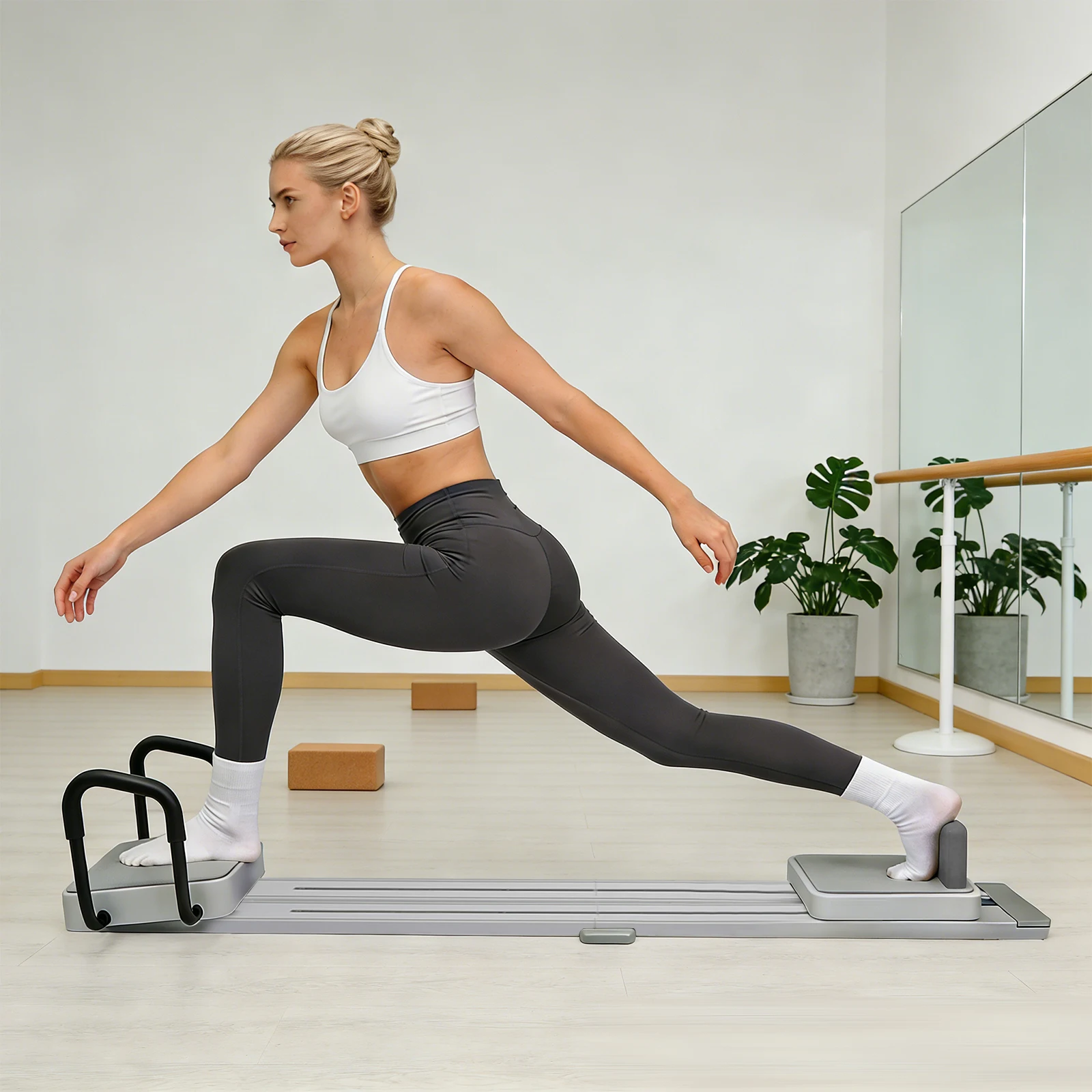 360° Rotate Smoothly Pilates Board, Portable Pilates Fitness Machine, 67.7*16.5*5.1in Multi-Functional PCore Training Board For Home, Office, Gym
360° Rotate Smoothly Pilates Board, Portable Pilates Fitness Machine, 67.7*16.5*5.1in Multi-Functional PCore Training Board For Home, Office, Gym