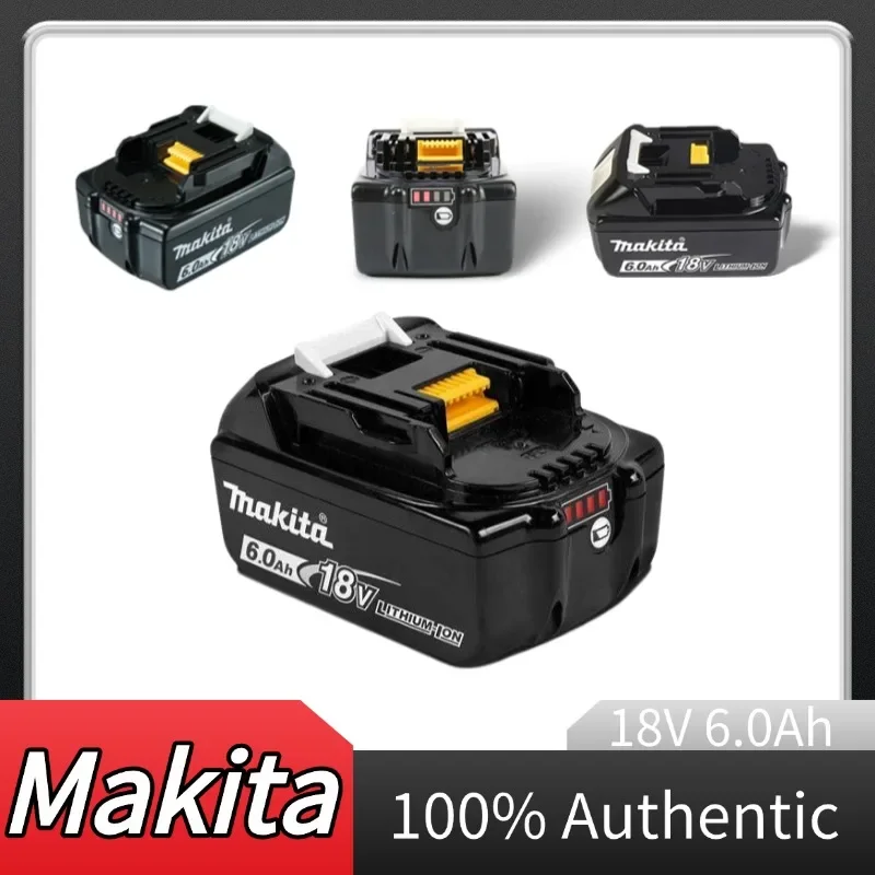 Makita 18V Battery 6Ah Slim Design, Batterie Makita 18V Ergonomic Grip, For Tight Spaces, Low-Weight, 18V LXT
Makita 18V Battery 6Ah Slim Design, Batterie Makita 18V Ergonomic Grip, For Tight Spaces, Low-Weight, 18V LXT