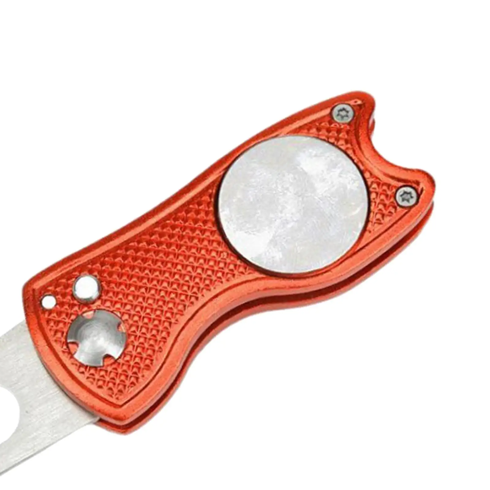 Golf Ball Marker Switchblade Pitchmark Divot Repair Tool Pitch Groove Clean
Golf Ball Marker Switchblade Pitchmark Divot Repair Tool Pitch Groove Clean