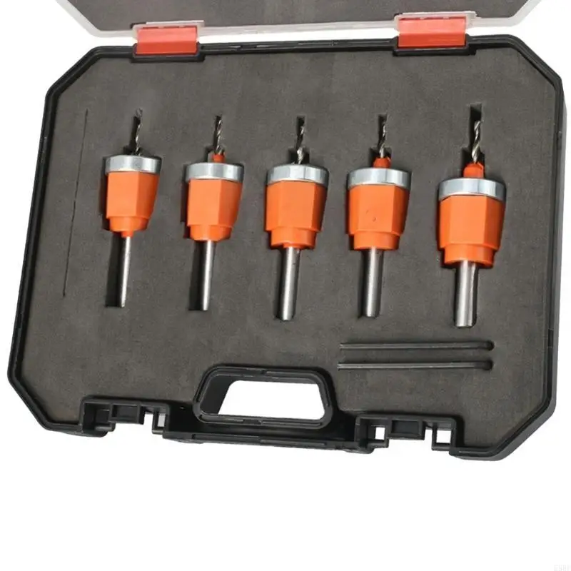 E5be 5/6pcs countersink bit bit bit bits bits countersink wordworking counterbore 
E5be 5/6pcs countersink bit bit bit bits bits countersink wordworking counterbore