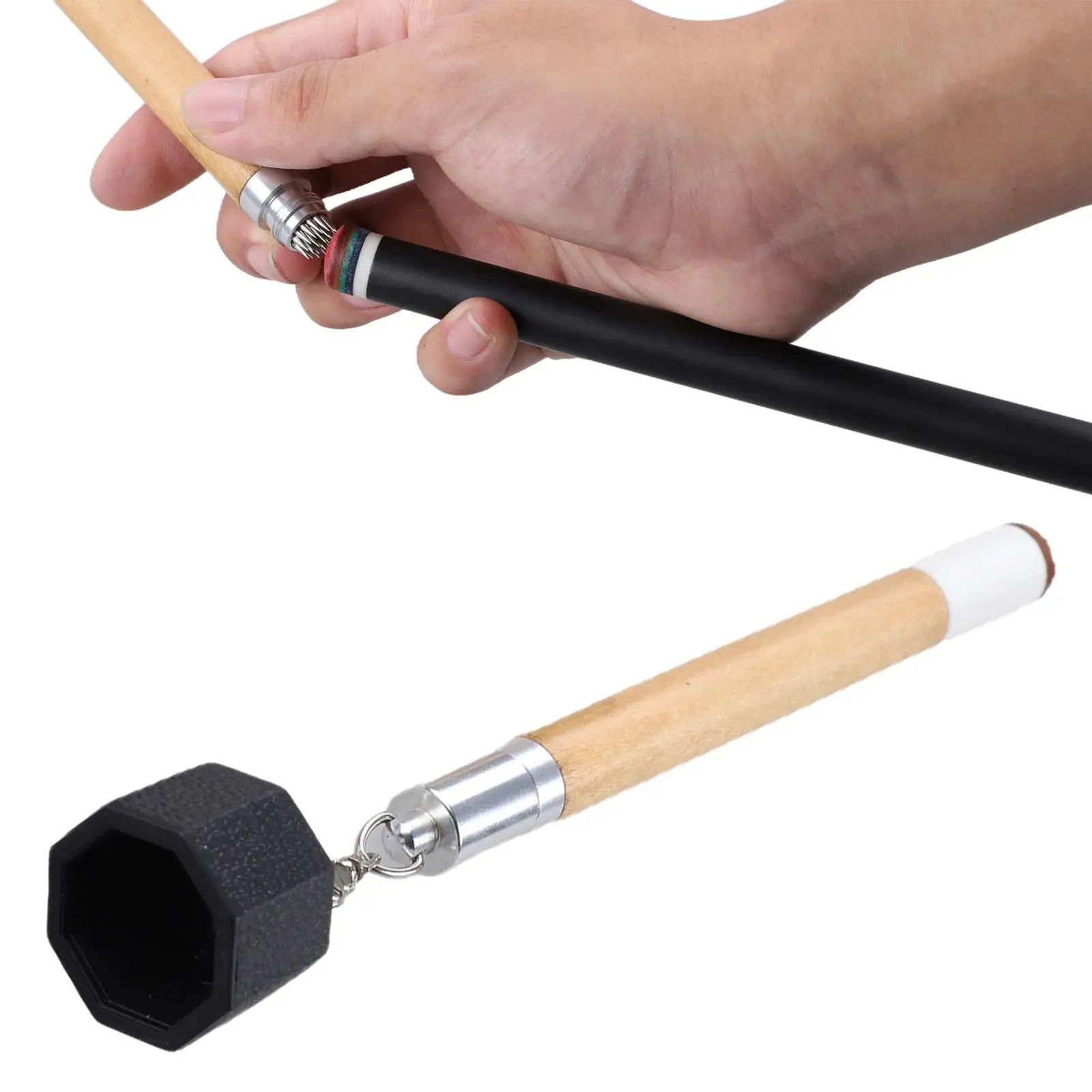 Billiards Cue Chalk Holder with Cue Tip Pricker Durable Pocket Chalk Box for Pool Table Accessories Essentials
Billiards Cue Chalk Holder with Cue Tip Pricker Durable Pocket Chalk Box for Pool Table Accessories Essentials
