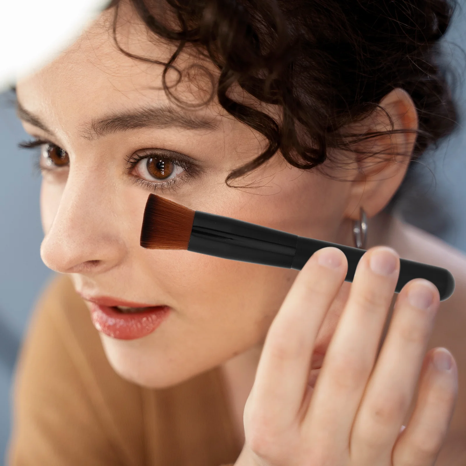 2Pcs Flat Concave Foundation Brush Professional Korean Makeup Brush Liquid Foundation Concealer Contour Blending Makeup Tool
2Pcs Flat Concave Foundation Brush Professional Korean Makeup Brush Liquid Foundation Concealer Contour Blending Makeup Tool