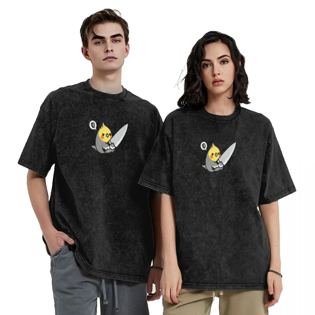 Chubby Cockatiel Knife T-Shirt kawaii clothes funny gifts Luxury man plain black t shirts men
Chubby Cockatiel Knife T-Shirt kawaii clothes funny gifts Luxury man plain black t shirts men