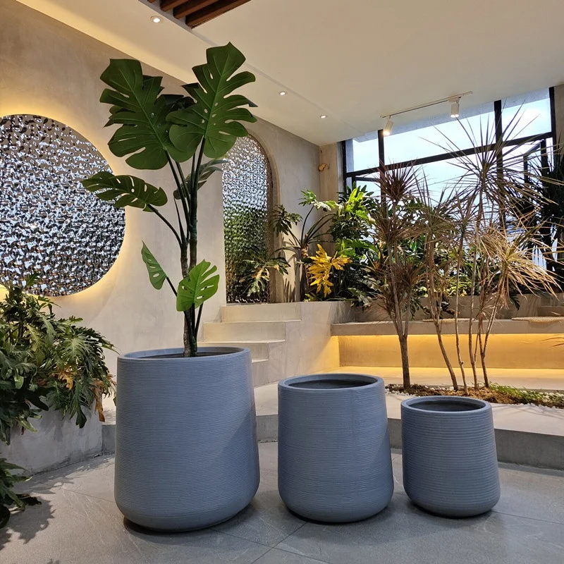 Hot Selling Large Stock Concrete Cement Flower Pots Light Grey Planter Pots for Garden Durable Factory Priced Hotels Restaurants
Hot Selling Large Stock Concrete Cement Flower Pots Light Grey Planter Pots for Garden Durable Factory Priced Hotels Restaurants