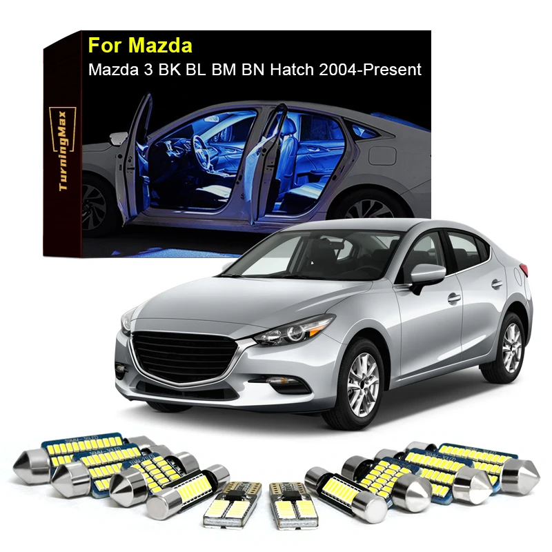 Canbus Interior Lighting LED Bulbs Kit Package For Mazda 3 BK BL BM BN Hatch 2004-Now Trunk Lights Indoor Lamps Car Accessories
Canbus Interior Lighting LED Bulbs Kit Package For Mazda 3 BK BL BM BN Hatch 2004-Now Trunk Lights Indoor Lamps Car Accessories