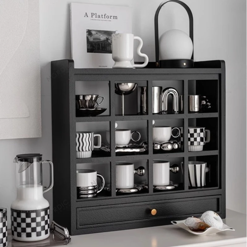 Black Geometric Cup Holder Modern Mug Display Rack for Coffee Bar Decor Multi-Layer Desktop Organizer for Living Room Office
Black Geometric Cup Holder Modern Mug Display Rack for Coffee Bar Decor Multi-Layer Desktop Organizer for Living Room Office