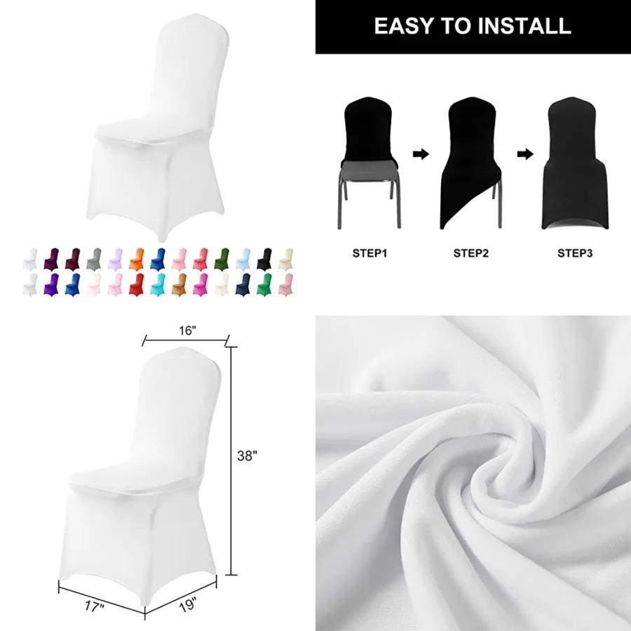 Spandex Chair Cover, 25PCS, Chair Covers, Living Room Chair Covers, Removable Chair Cover Washable Protector Stretch Chair Cove
Spandex Chair Cover, 25PCS, Chair Covers, Living Room Chair Covers, Removable Chair Cover Washable Protector Stretch Chair Cove
