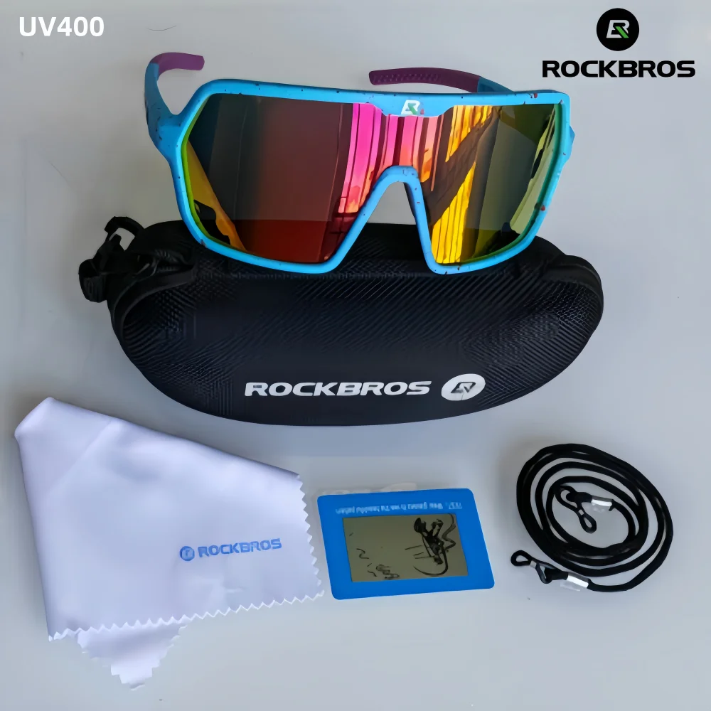 ROCKBROS polarized bicycle goggles UV400, clear field of view, comfortable to wear, outdoor sports protective equipment
ROCKBROS polarized bicycle goggles UV400, clear field of view, comfortable to wear, outdoor sports protective equipment