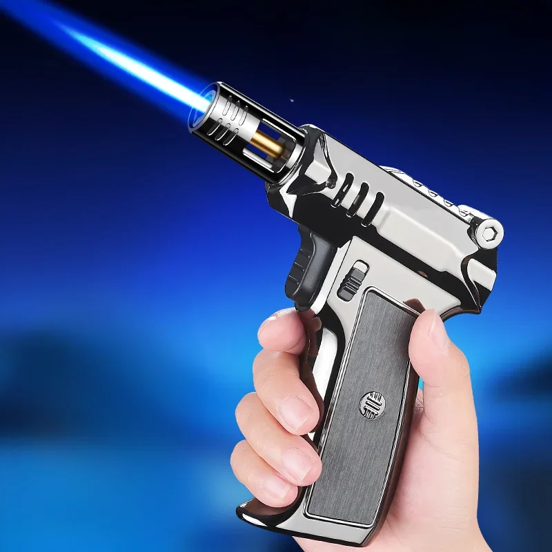 Уличная ветрозащитная бутановая газовая турбо-металлическая зажигалка, многоцелевой высокотемпературный сварочный пистолет, надувная зажигалка, мужской инструмент для сома
Уличная ветрозащитная бутановая газовая турбо-металлическая зажигалка, многоцелевой высокотемпературный сварочный пистолет, надувная зажигалка, мужской инструмент для сома