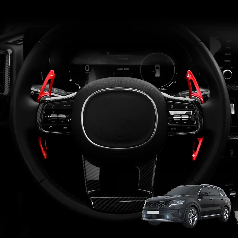 2pcs Aluminum Red Silver Steering Wheel Shift Paddle Shifter Extension For Tuning Kia Sorento MQ4 2021-2026 Interior Accessories
2pcs Aluminum Red Silver Steering Wheel Shift Paddle Shifter Extension For Tuning Kia Sorento MQ4 2021-2026 Interior Accessories