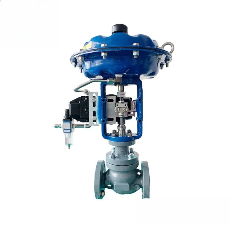 Pneumatic Control Valve, Single Seat Sleeve, Membrane Linear Actuator, Stainless Steel
Pneumatic Control Valve, Single Seat Sleeve, Membrane Linear Actuator, Stainless Steel