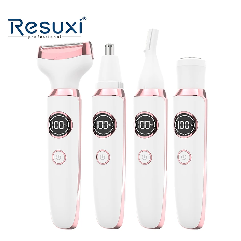 New Resuxi 253 Electric Razor for Women Bikini Trimmer Portable 4 in 1 Painless Shaver for Face Legs Brows Nose Hair Trimmer
New Resuxi 253 Electric Razor for Women Bikini Trimmer Portable 4 in 1 Painless Shaver for Face Legs Brows Nose Hair Trimmer