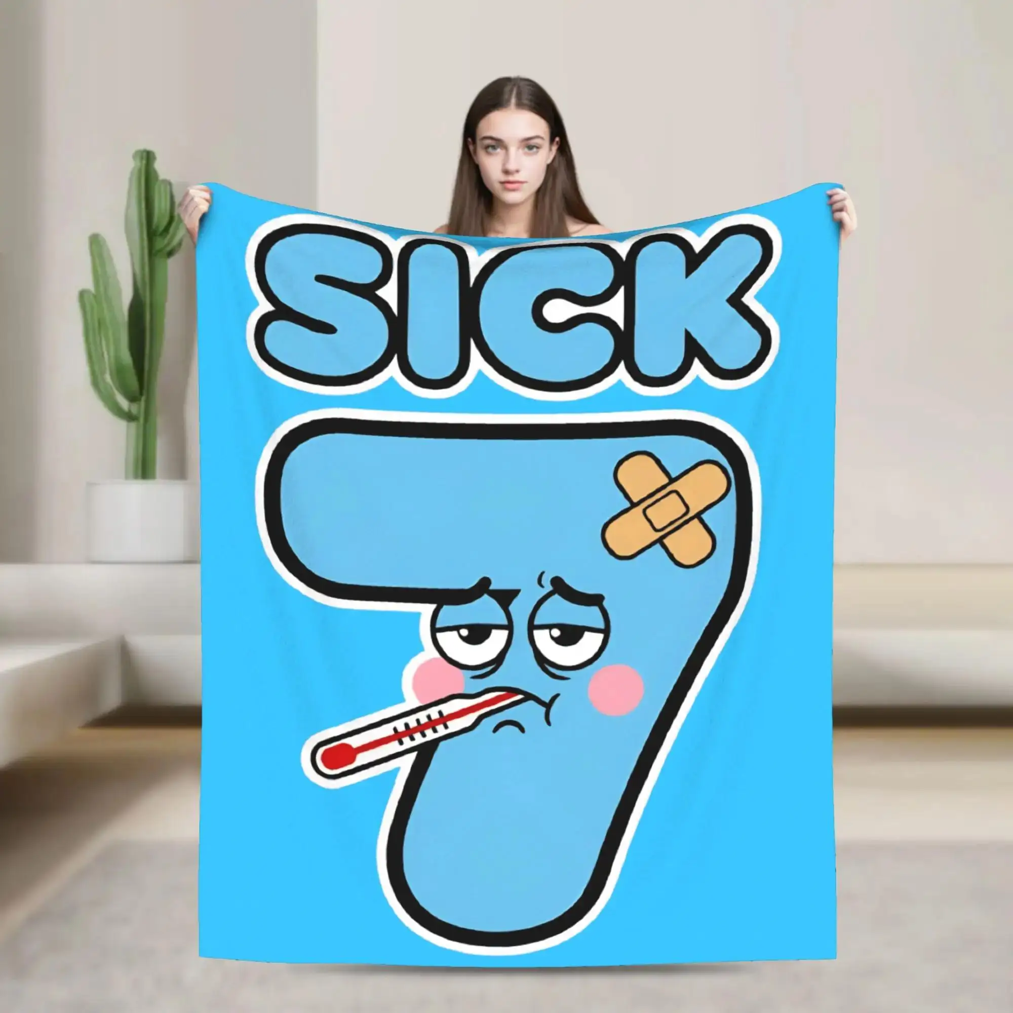 Плюшевый плед с мемом Sick Seven и забавной словесной игрой, для кресла и кровати, оригинальный теплый фланелевый плед для мальчиков
Плюшевый плед с мемом Sick Seven и забавной словесной игрой, для кресла и кровати, оригинальный теплый фланелевый плед для мальчиков