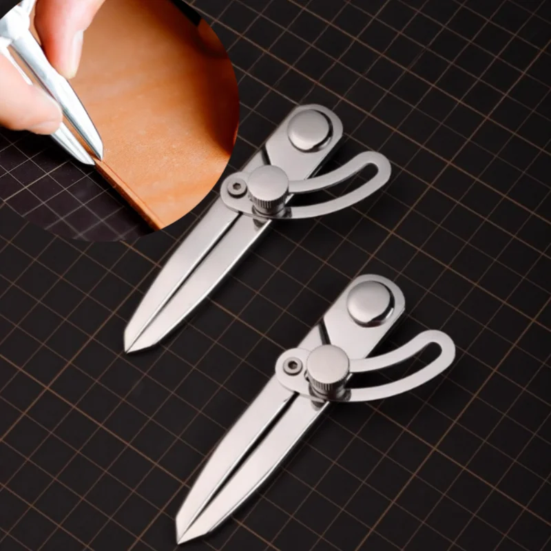 Leather Stainless Steel Spacing Gauge Adjustable Edge Marker Handcrafted Leather Goods Marking Edge Pressing Positioning Tool
Leather Stainless Steel Spacing Gauge Adjustable Edge Marker Handcrafted Leather Goods Marking Edge Pressing Positioning Tool