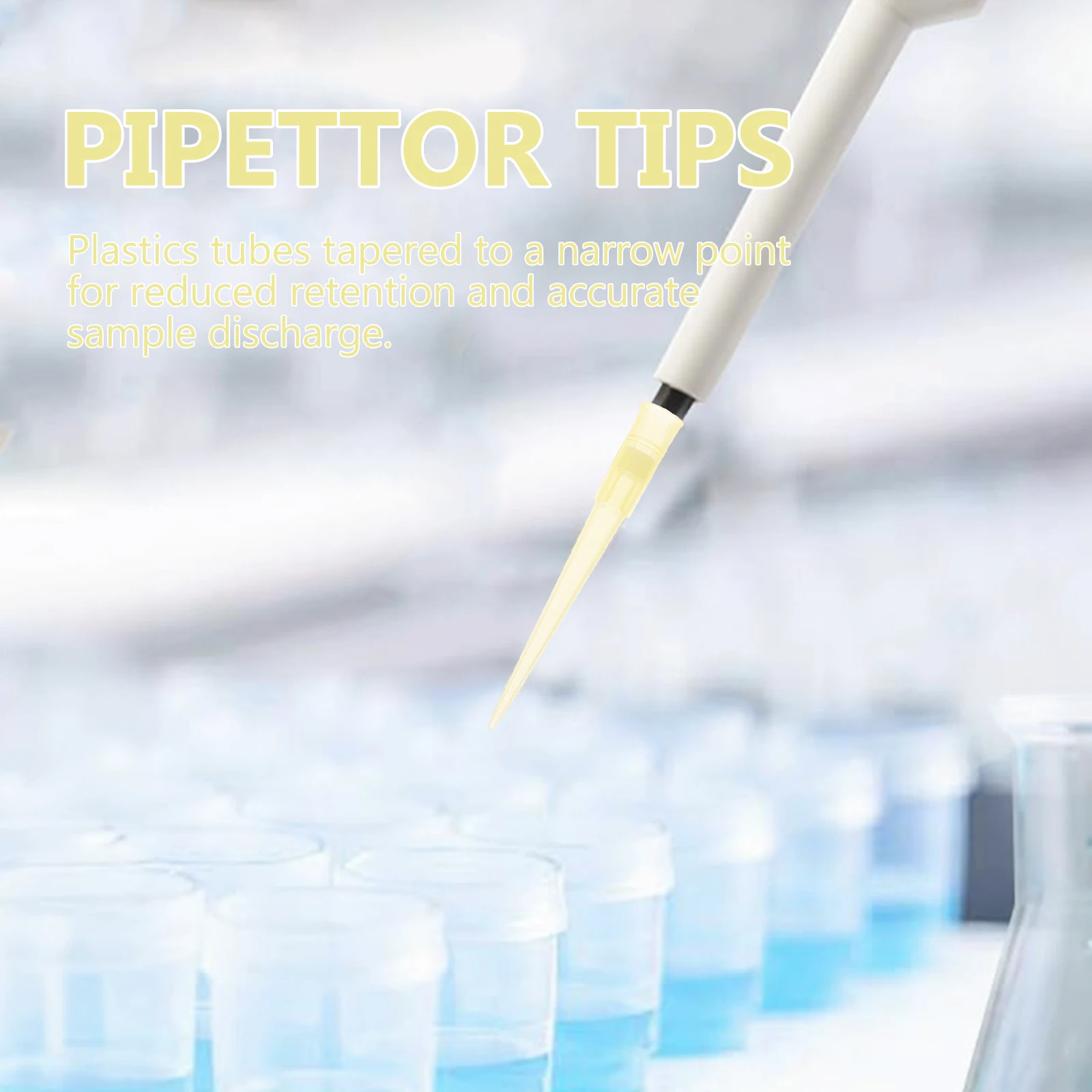 1000 Pcs Pipette Tips Clear Pipettor Liquid Laboratory Supplies Scientific Plastic Standard
1000 Pcs Pipette Tips Clear Pipettor Liquid Laboratory Supplies Scientific Plastic Standard