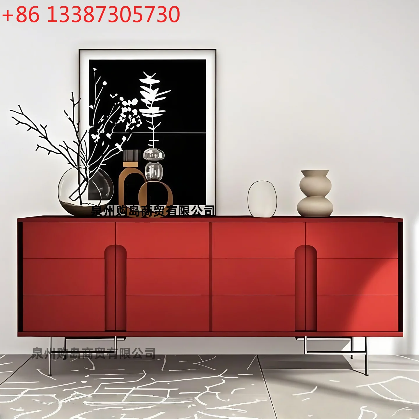 Italian minimalist lacquered sideboard, living room wall storage
Italian minimalist lacquered sideboard, living room wall storage