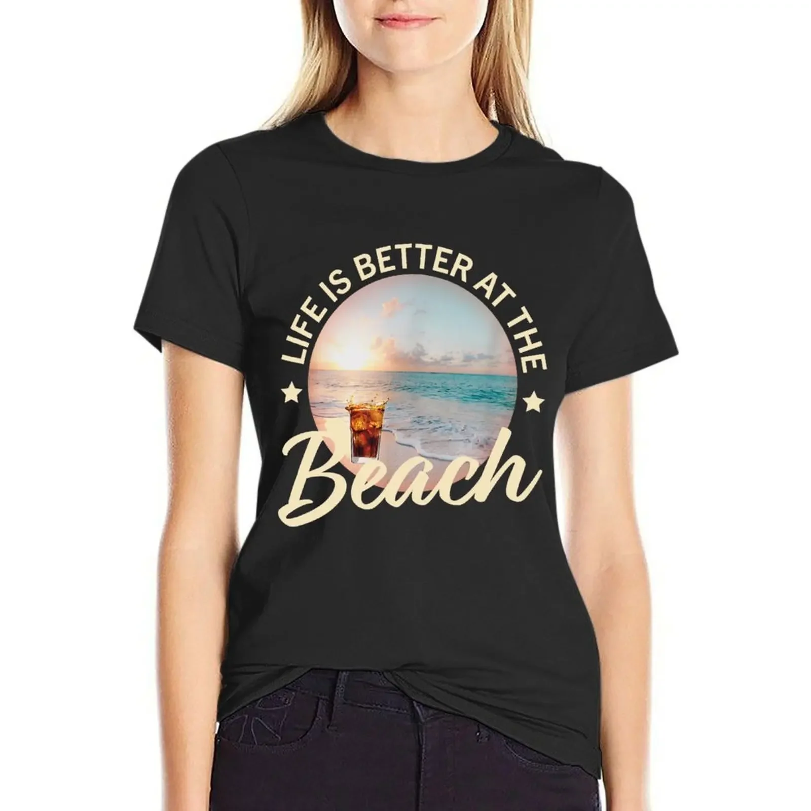 Life Is Better At The Beach T-Shirt new edition animal print shirt for girls tees tshirts for Women
Life Is Better At The Beach T-Shirt new edition animal print shirt for girls tees tshirts for Women