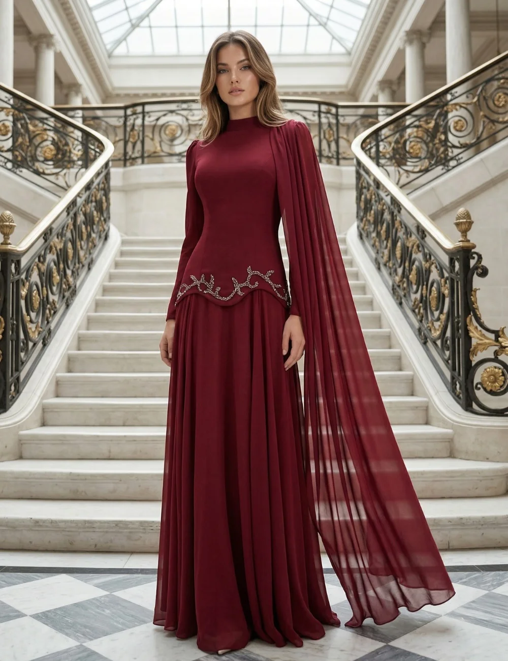 Customized Red Chinese Style Exquisite Beading Rhinestone A-line High Collar Long Dresses Evening Dresses Sizes Available
Customized Red Chinese Style Exquisite Beading Rhinestone A-line High Collar Long Dresses Evening Dresses Sizes Available