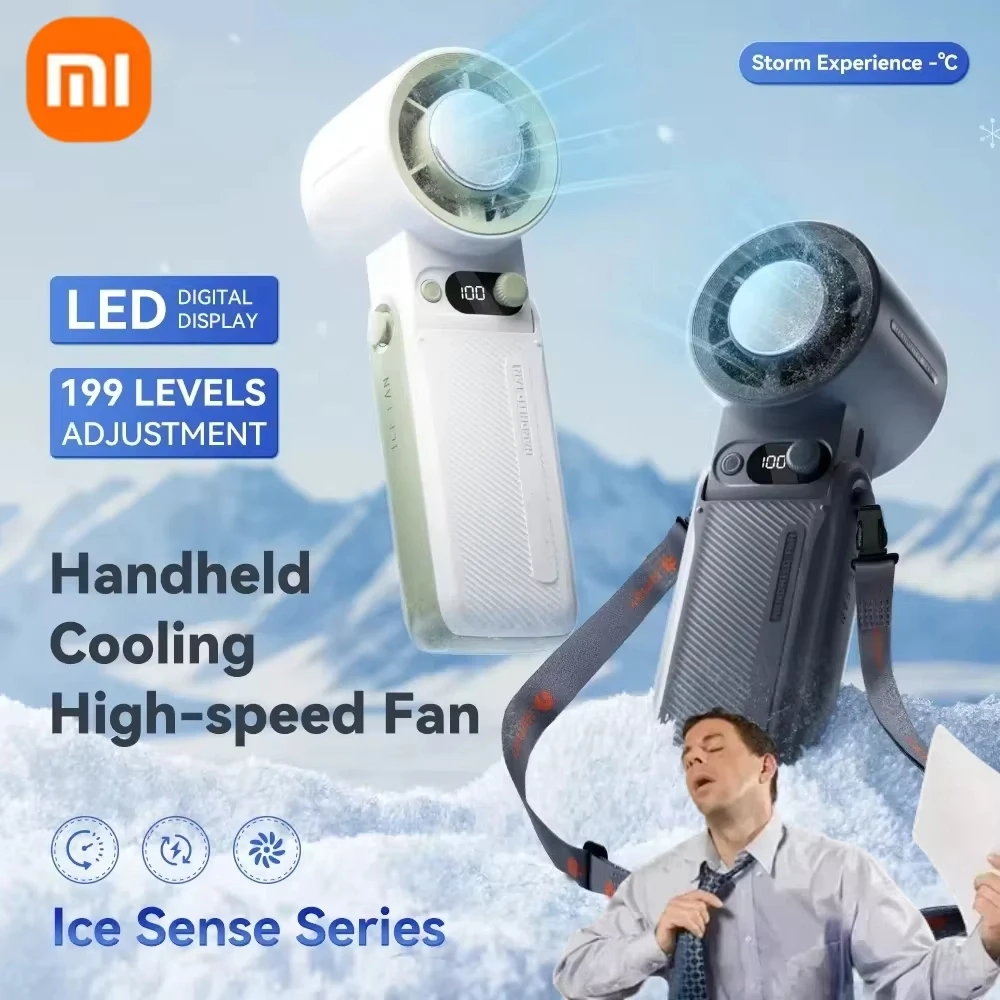 Xiaomi Portable Handheld fan Strong Wind 199 Gear Wind speed Digital Display Adjustable Turbo Portable Outdoor Handheld 8000mAh
Xiaomi Portable Handheld fan Strong Wind 199 Gear Wind speed Digital Display Adjustable Turbo Portable Outdoor Handheld 8000mAh