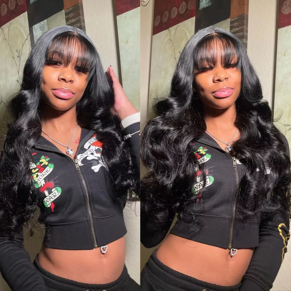 Human Hair with Bangs Body Wave Human Hair Wig with Bangs 3X1 Lace Front Fringe Glueless Wigs for Black Women 200 Density
Human Hair with Bangs Body Wave Human Hair Wig with Bangs 3X1 Lace Front Fringe Glueless Wigs for Black Women 200 Density