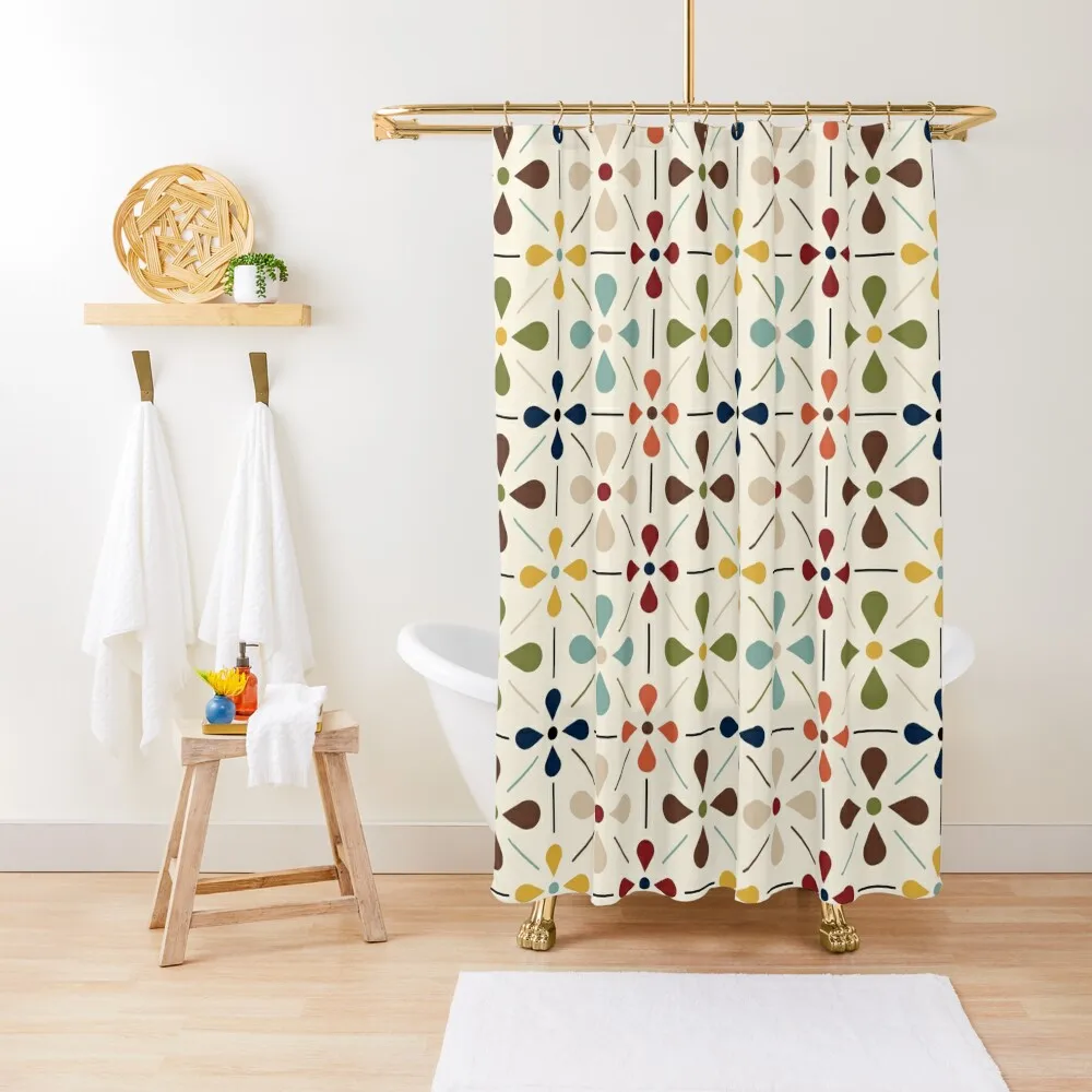 Abstract Fifties' Floral Shower Curtain Anti-Mold Waterproof Shower Bathroom Accessorys Curtain
Abstract Fifties' Floral Shower Curtain Anti-Mold Waterproof Shower Bathroom Accessorys Curtain