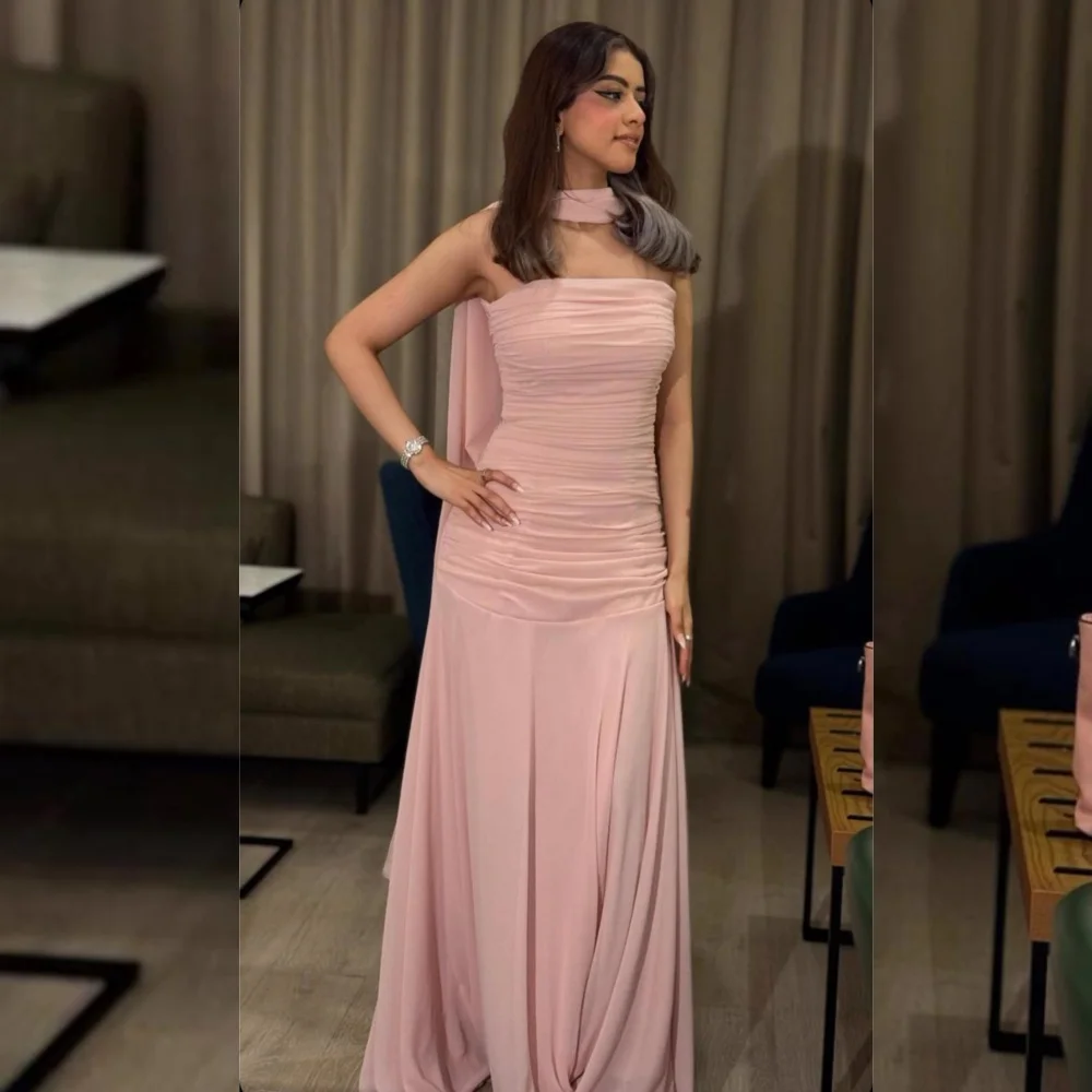 Customized Chinese Style Jersey Pleat A-line Strapless Long Dresses Bespoke Occasion Simple Exquisite
Customized Chinese Style Jersey Pleat A-line Strapless Long Dresses Bespoke Occasion Simple Exquisite