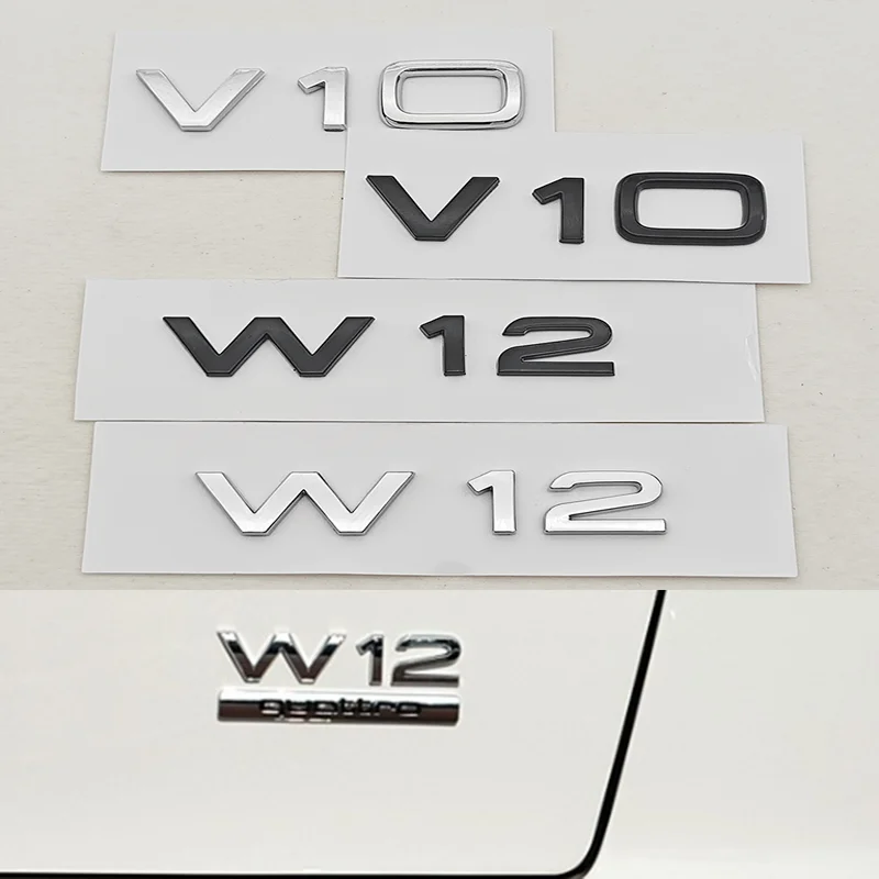 3D ABS Car Letters Logo V10 W12 Rear Trunk Badge Side Fender Sticker Decals For Audi A6 A8 Q8 Q7 SQ7 SQ8 S7 S8 Auto Accessories
3D ABS Car Letters Logo V10 W12 Rear Trunk Badge Side Fender Sticker Decals For Audi A6 A8 Q8 Q7 SQ7 SQ8 S7 S8 Auto Accessories