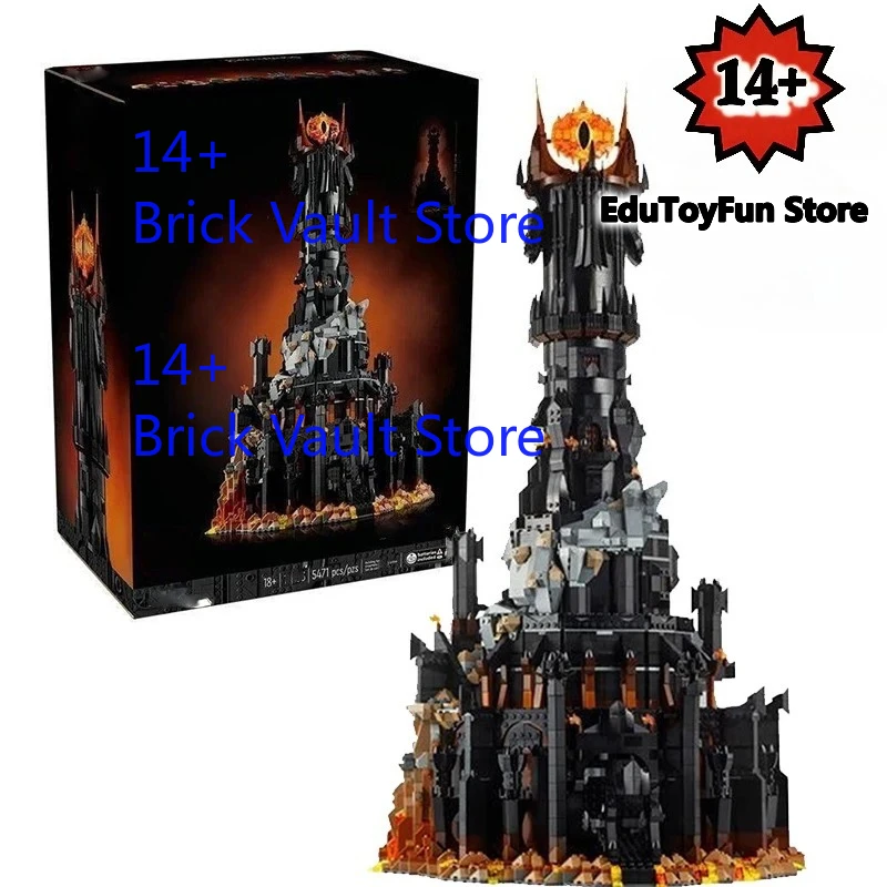 DIY 10333 Icons Black Tower Dark Model Building Blocks Kit Bricks Toy for Kids Adult Birthday Gifts 5471 Piece
DIY 10333 Icons Black Tower Dark Model Building Blocks Kit Bricks Toy for Kids Adult Birthday Gifts 5471 Piece