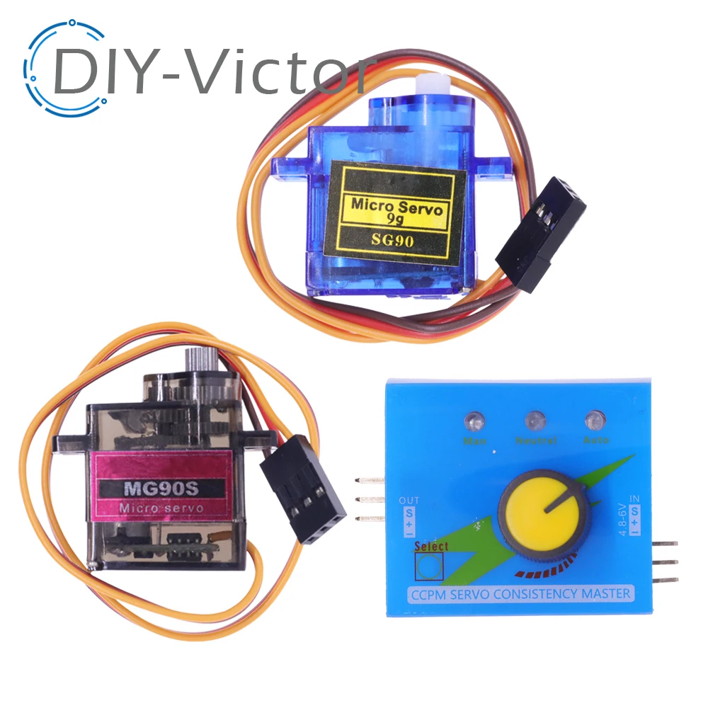 Multi Servo Tester Rc Mini Micro Classic servos 9g SG92R SG90 MG90S For RC Planes Fixed wing Aircraft model telecontro
Multi Servo Tester Rc Mini Micro Classic servos 9g SG92R SG90 MG90S For RC Planes Fixed wing Aircraft model telecontro
