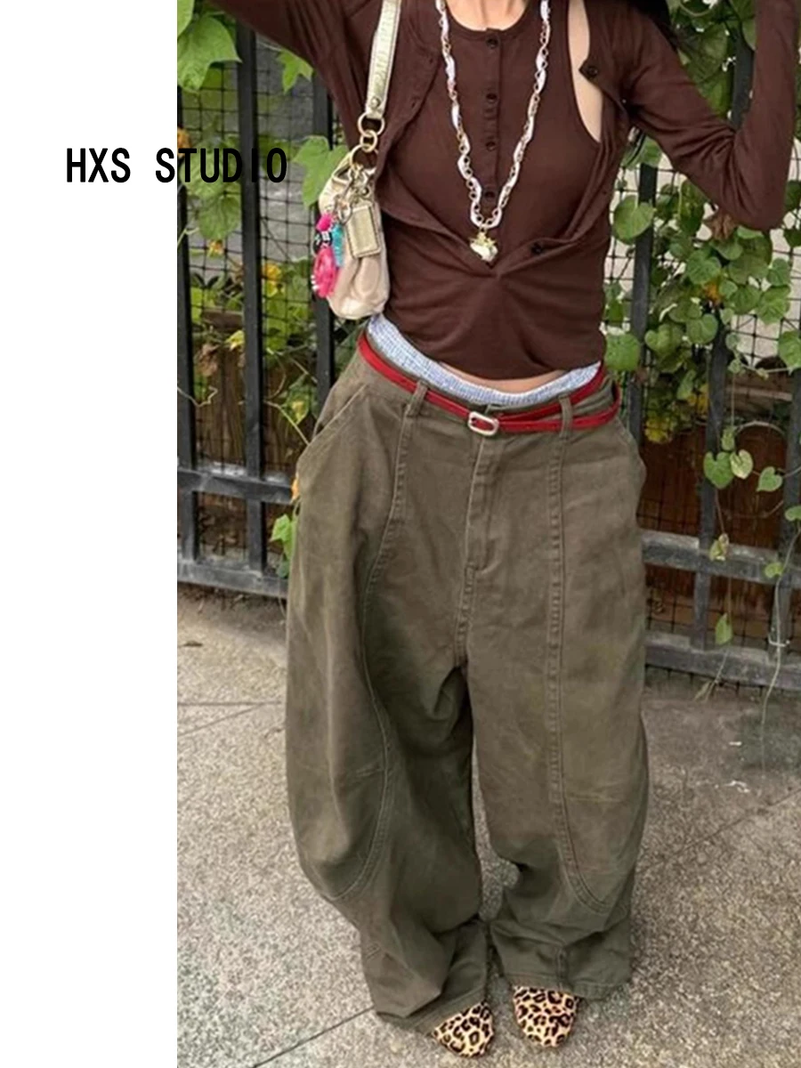 Retro een Loose Straight Leg Jeans Women's Spring Autumn New High Waist Wide Leg Pants Durable Multi ket Button Zipper
Retro een Loose Straight Leg Jeans Women's Spring Autumn New High Waist Wide Leg Pants Durable Multi ket Button Zipper