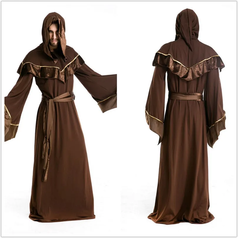 Halloween Witch Costume Devil Robe Magic Performer Outfit Men Women Masquerade Ball Transformation Demon Suit Cotton Material
Halloween Witch Costume Devil Robe Magic Performer Outfit Men Women Masquerade Ball Transformation Demon Suit Cotton Material