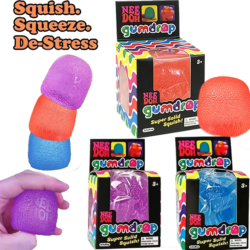 Needoh Gumdrop Super Solid Squish Ball Non-Toxic Certified Safe Release the Mood Relief Stress Squeeze Anti-Anxiety Leisure Gift
Needoh Gumdrop Super Solid Squish Ball Non-Toxic Certified Safe Release the Mood Relief Stress Squeeze Anti-Anxiety Leisure Gift