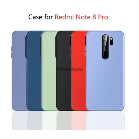 For Xiaomi Redmi Note 8 Pro Ultra-thin Matte colorful Cover Redmi Note8 Pro silicone Case For Redmi Note 8 Pro Matte soft case
