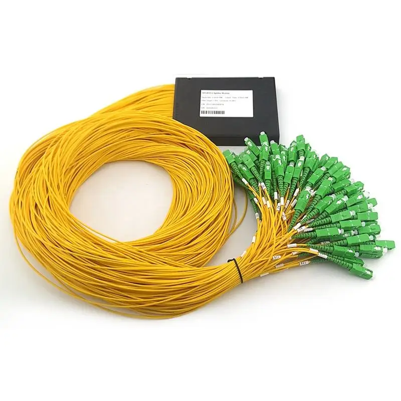 1X128 ABS Box Type Fiber Optical PLC Splitter 1:128 Singlemode PLC Coupler SC/APC
1X128 ABS Box Type Fiber Optical PLC Splitter 1:128 Singlemode PLC Coupler SC/APC