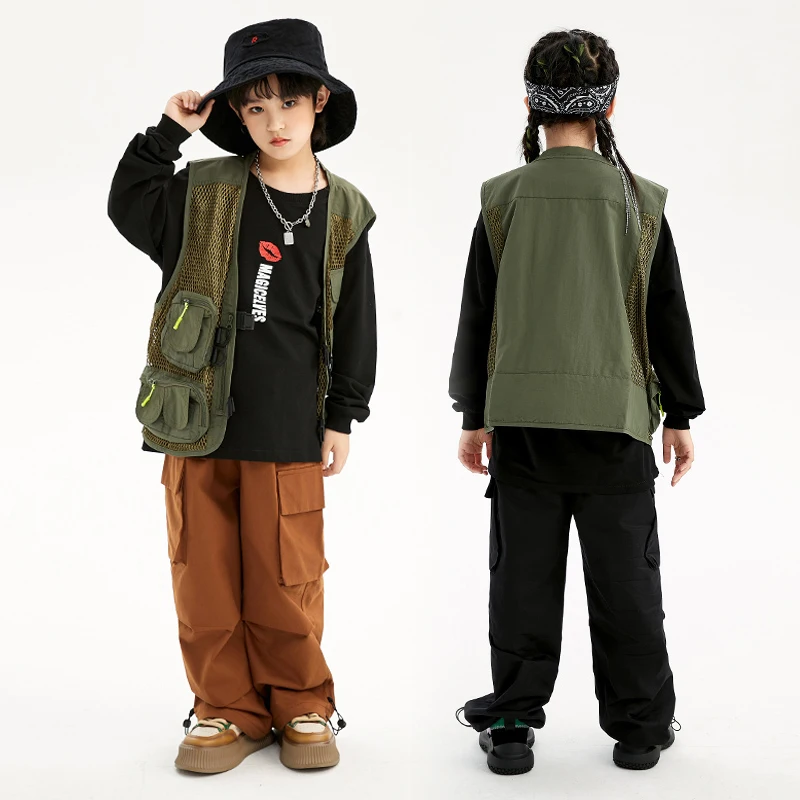 Jazz Dance Costume For Kids Hip Hop Clothes Children Rave Festival Clothing Boys Girls Street Dance Performance Outfit YS4276
Jazz Dance Costume For Kids Hip Hop Clothes Children Rave Festival Clothing Boys Girls Street Dance Performance Outfit YS4276