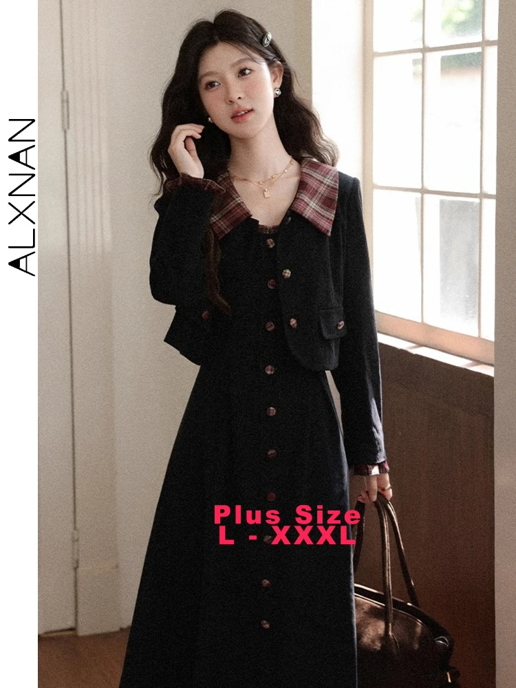 ALXNAN, короткие пальто больших размеров, студенческий стиль, контрастные цветные блоки, планка на пуговицах, осень 202, элегантная женская нежная куртка D13063
ALXNAN, короткие пальто больших размеров, студенческий стиль, контрастные цветные блоки, планка на пуговицах, осень 202, элегантная женская нежная куртка D13063