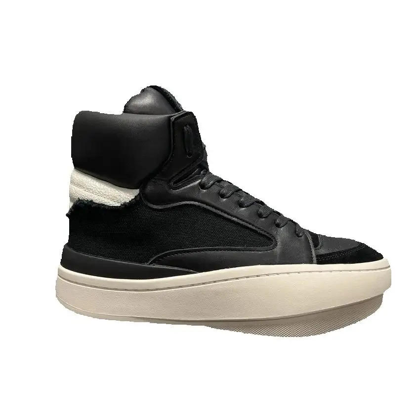 Men Women High Top Platform Boots Casual Genuine Leather Luxury Lace Up Sneakers Streetwear Autumn Black White Shoes
Men Women High Top Platform Boots Casual Genuine Leather Luxury Lace Up Sneakers Streetwear Autumn Black White Shoes
