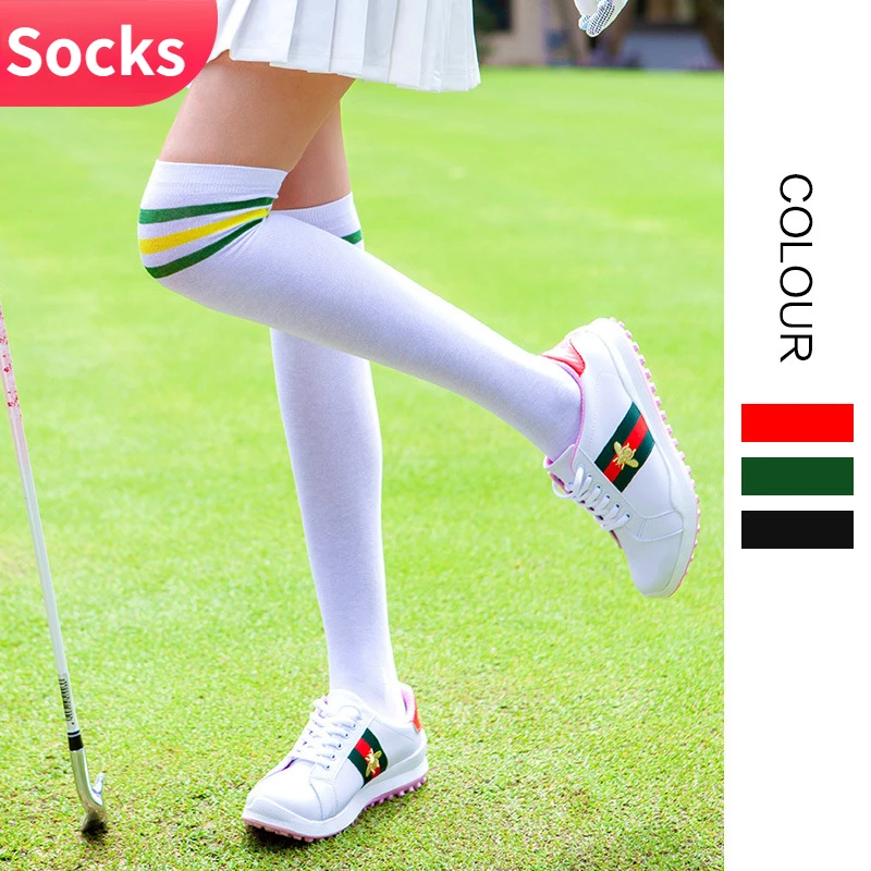 Female Summer Sports Socks Women Slim Stockings Cotton High Stockings Ladies Elastic Over The Knee Socks Tennis Golf Badminton
Female Summer Sports Socks Women Slim Stockings Cotton High Stockings Ladies Elastic Over The Knee Socks Tennis Golf Badminton