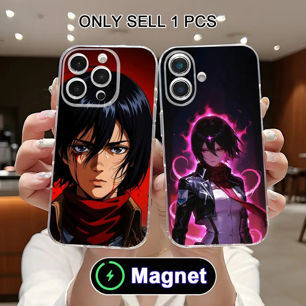 AOT Mikasa Clear TPU Magsafe Mobile Phone Case for iPhone 17 16 15 14 13 12 11 Air Pro Max Plus Mini Colorful Cover
AOT Mikasa Clear TPU Magsafe Mobile Phone Case for iPhone 17 16 15 14 13 12 11 Air Pro Max Plus Mini Colorful Cover