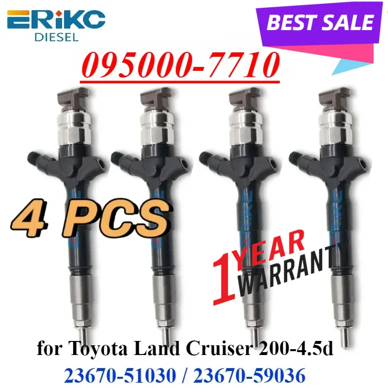4PC 095000-7710 23670-59036 CR Diesel Injector 0950007710 Nozzle for Toyota Land Cruiser 200-4.5d 23670-51030
4PC 095000-7710 23670-59036 CR Diesel Injector 0950007710 Nozzle for Toyota Land Cruiser 200-4.5d 23670-51030